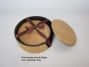 wooden veneer round coaster fc2901-10a
